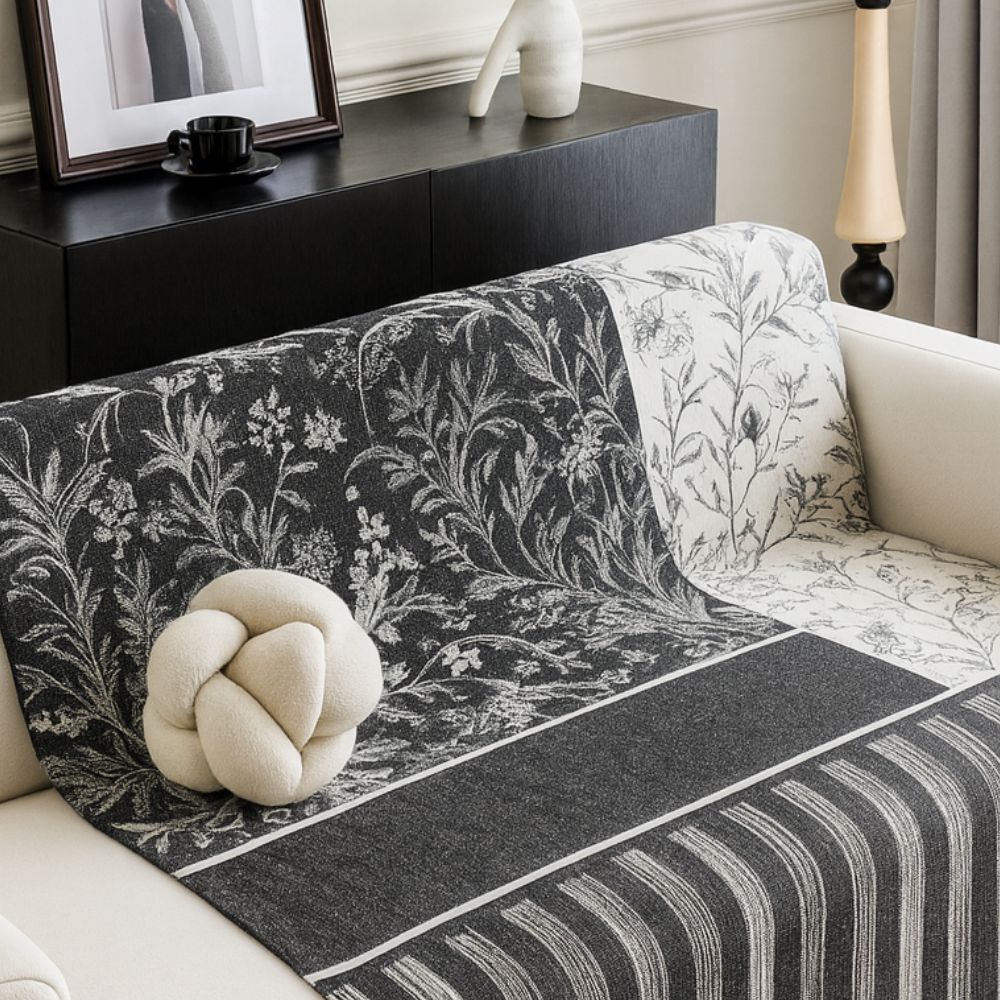 Lisslune | Camellia Paris Chenille Sofa Cover