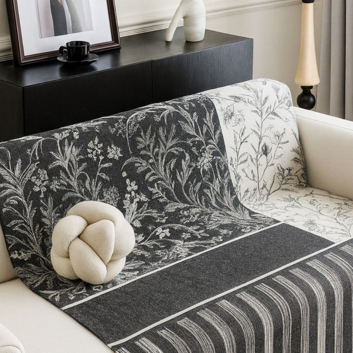 Lisslune | Camellia Paris Chenille Sofa Cover