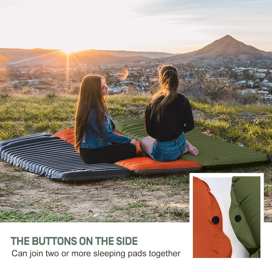 Lisslune | Inflatable Camping Mattress | Waterproof, Portable & Easy Inflation for Outdoor Adventures