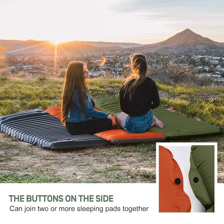 Lisslune | Inflatable Camping Mattress | Waterproof, Portable & Easy Inflation for Outdoor Adventures