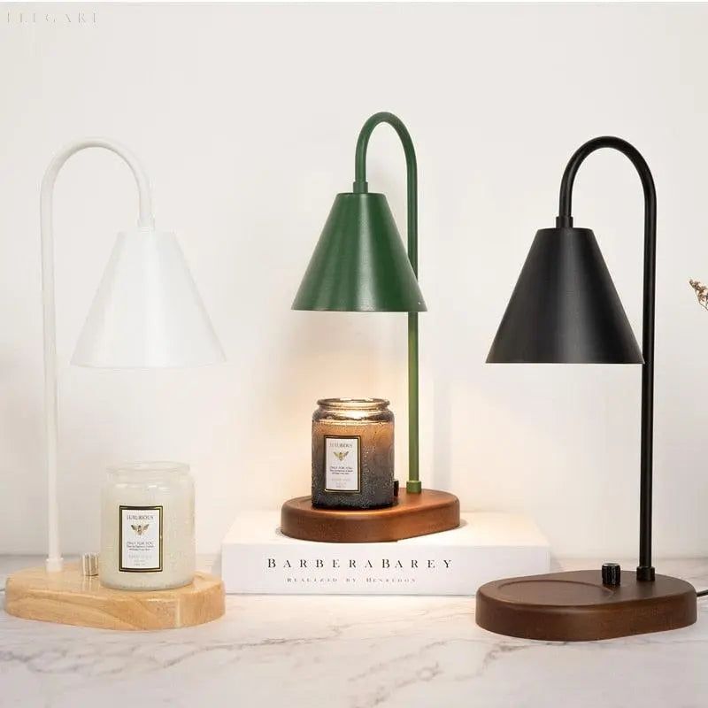 Lisslune | AromaGlow - Electric candle lamp with adjustable, rotatable dimmer