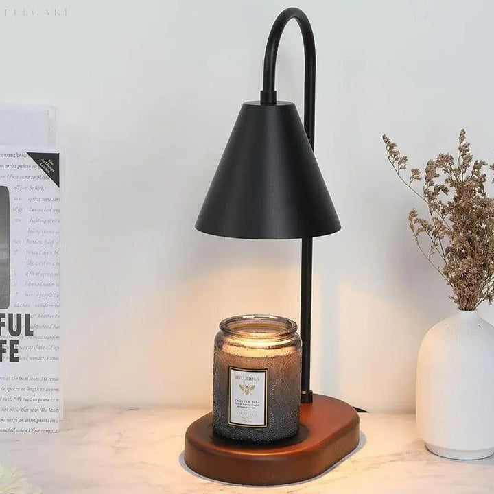 Lisslune | AromaGlow - Electric candle lamp with adjustable, rotatable dimmer