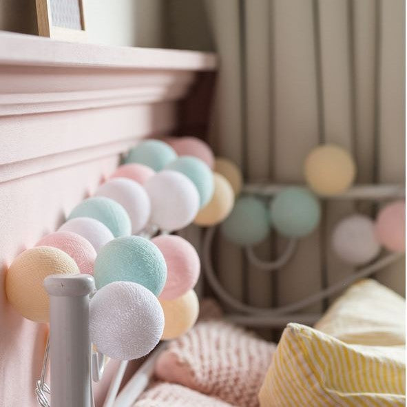 Lisslune | Royallure Cotton Balloon String Lights – Cozy Decoration for Home & Celebrations