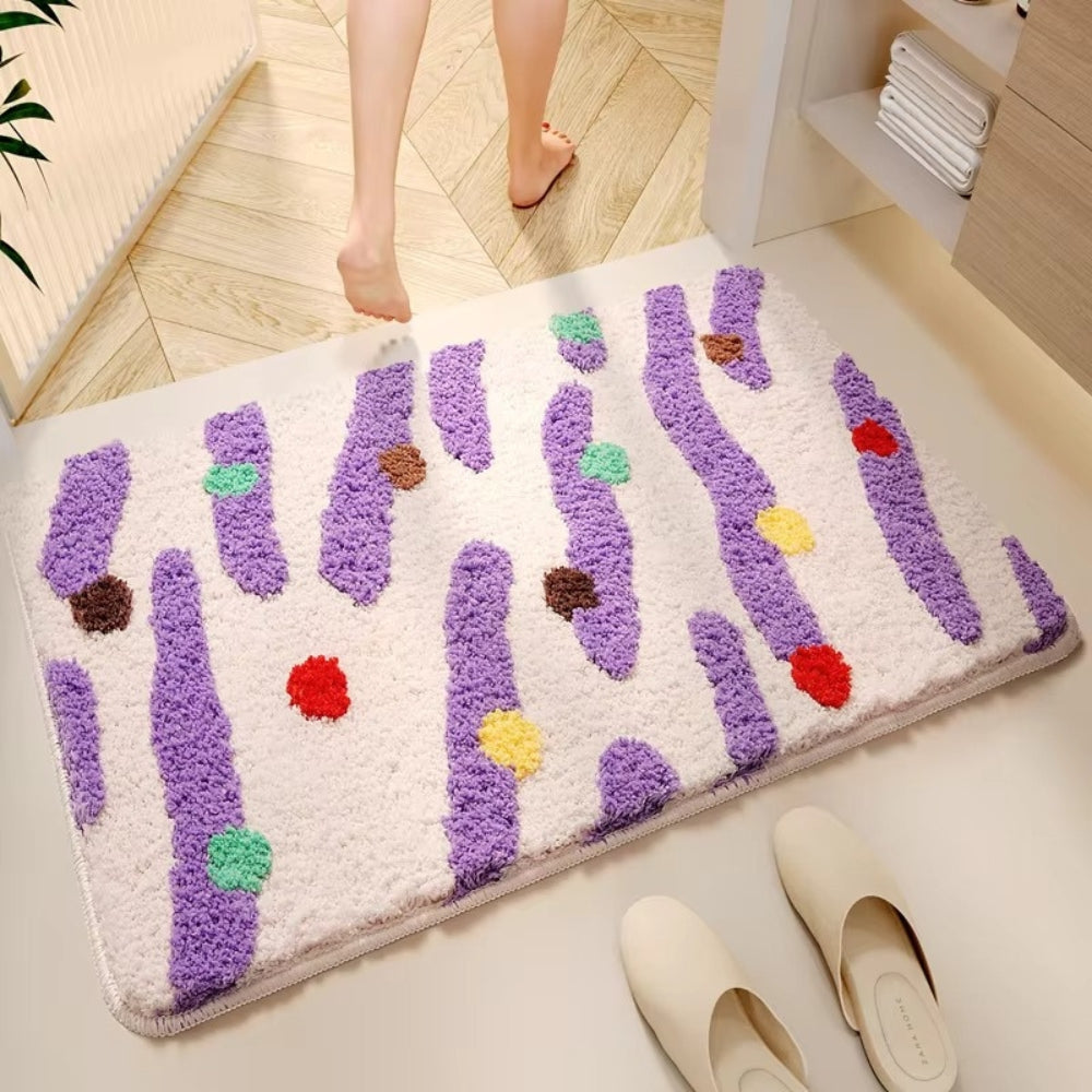 Lisslune | Candy Color Clash Bath Mat