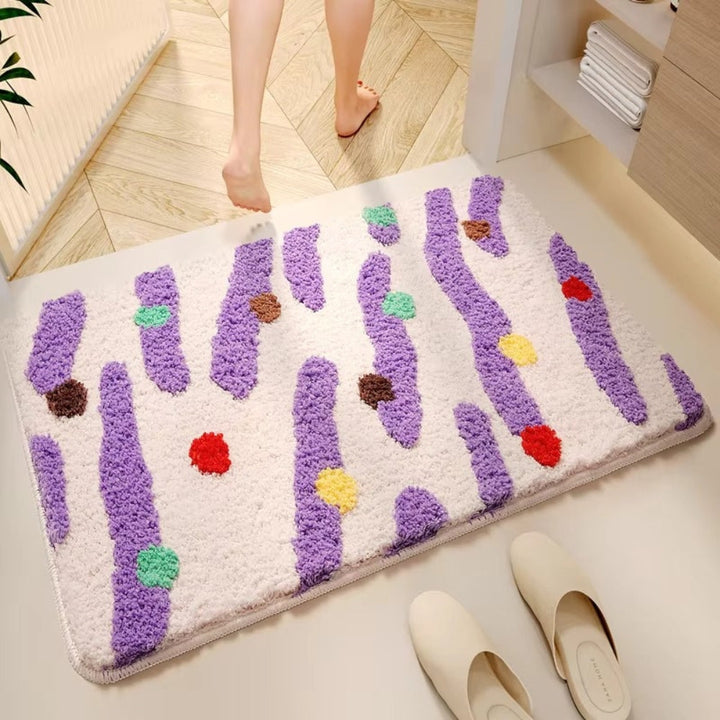 Lisslune | Candy Color Clash Bath Mat