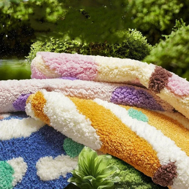Lisslune | Candy Color Clash Bath Mat