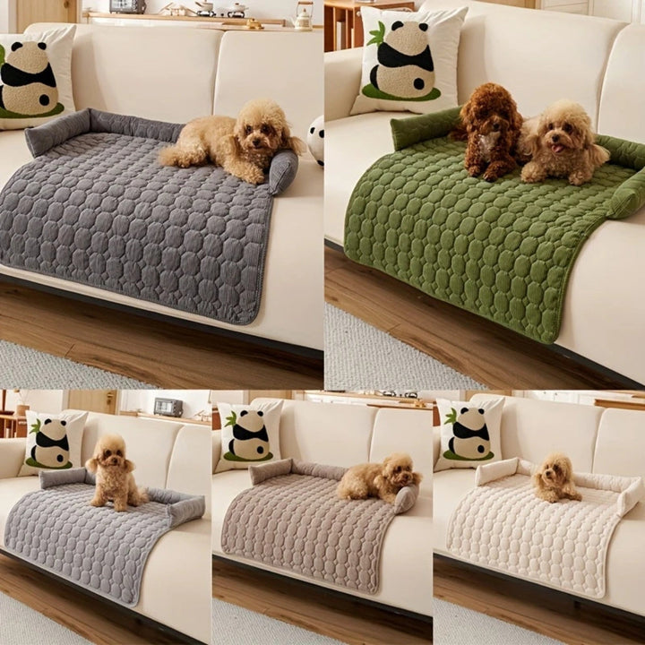 Lisslune | Canine Non-Slip Bolster Pet Quilted Bed