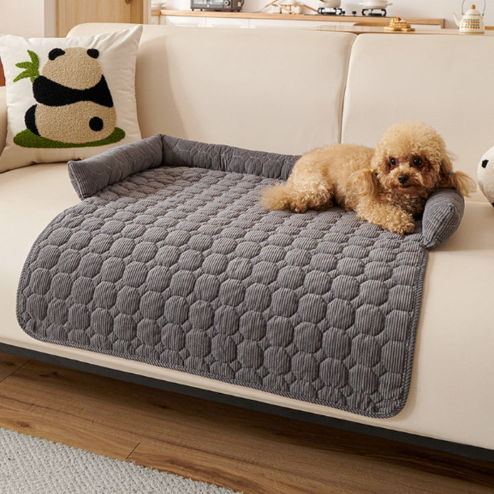 Lisslune | Canine Non-Slip Bolster Pet Quilted Bed