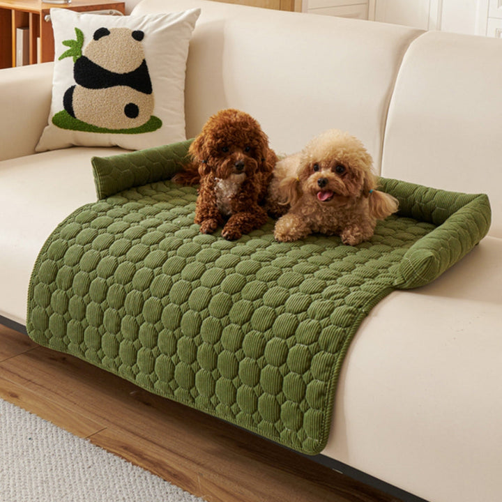 Lisslune | Canine Non-Slip Bolster Pet Quilted Bed