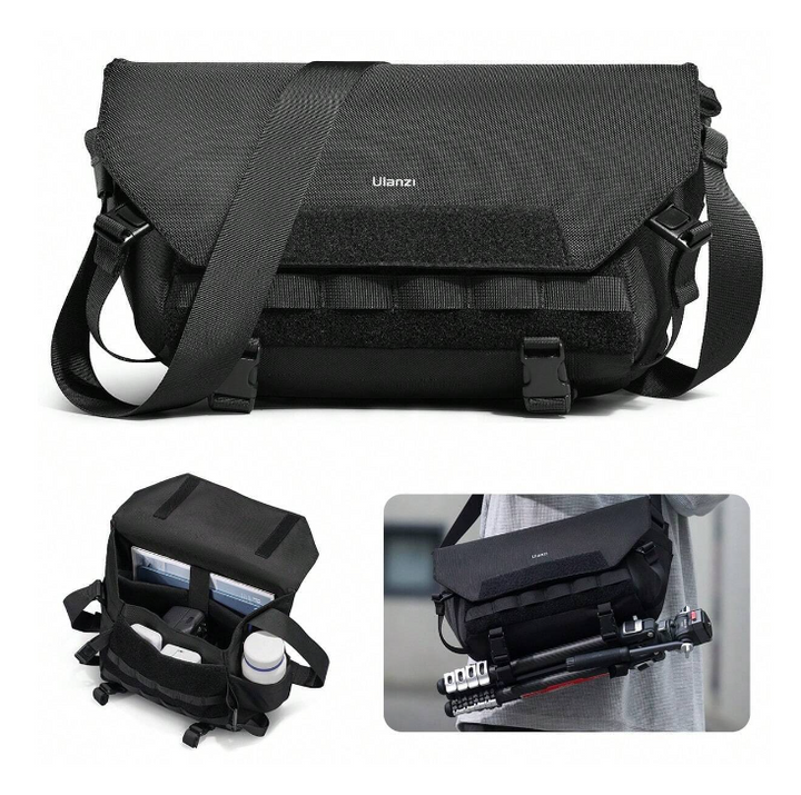 Lisslune | Camera Courier Bag - 9L Compact Photography Courier for DSLR & Mirrorless Cameras