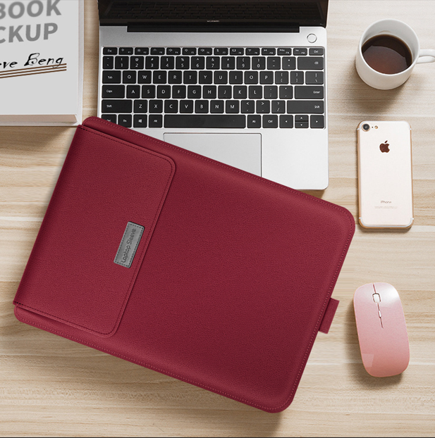 Lisslune | 4-in-1 Laptop Sleeve - Slim Protective Case with Stand Function