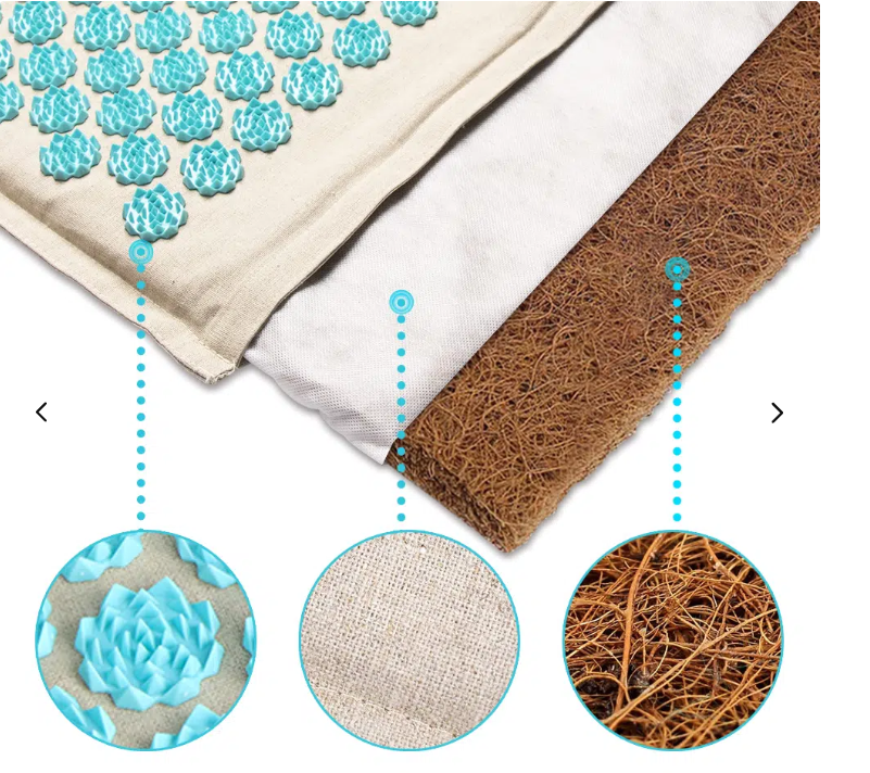 Lisslune | Acupressure mat with Pillow and 5500 Pressure Points – The Florapress Relaxation Set