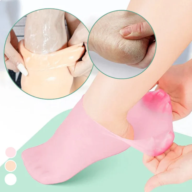 Lisslune | Silicon-Spa-Socks - Intensive care for cracked and tired feet