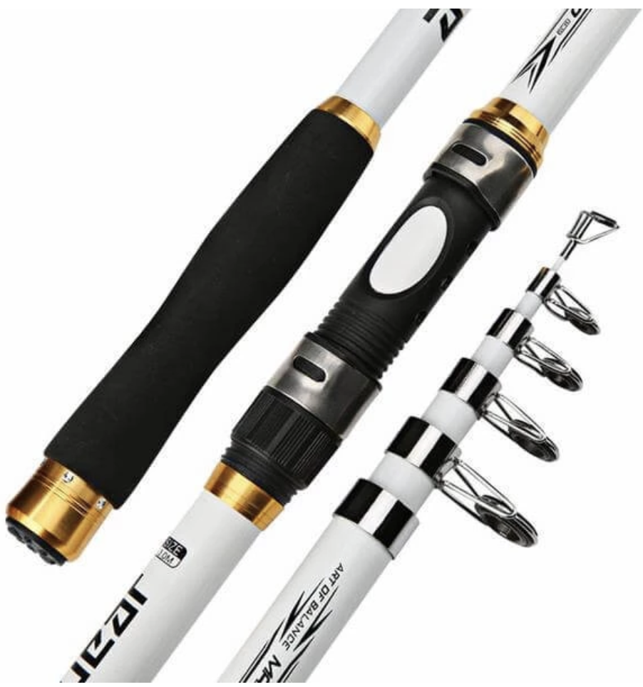 Lisslune | Carbon Fibre Telescopic Fishing Rod