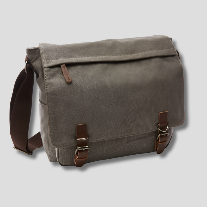 Lisslune | Carlos – Rugged Men’s Shoulder Bag for Everyday Use | Durable Canvas Crossbody Bag