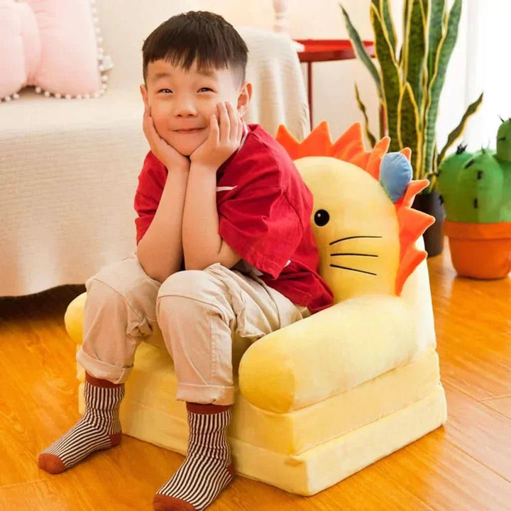 Lisslune | Foldable Kids Bench with Soft Velvet & Foam