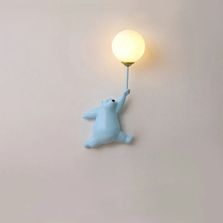 Lisslune | FairyGlow – Cartoon Wall Light for Kids | Magical Night Light with 3D Moon Design