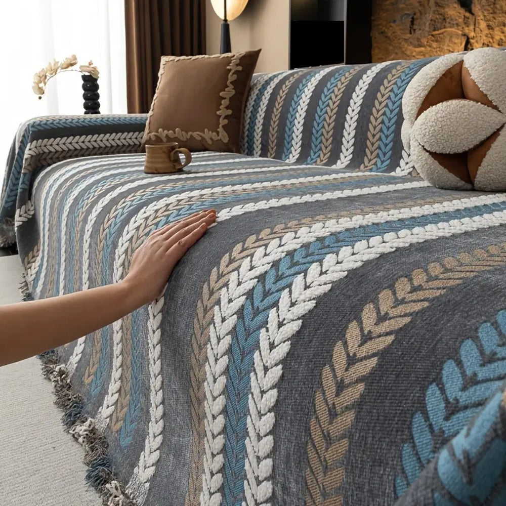 Lisslune | Cascade Stripe Sofa Cover