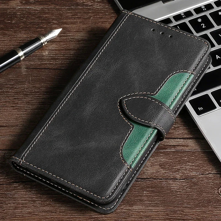 Lisslune | Wallet Magnetic Flip Leather Case for iPhone