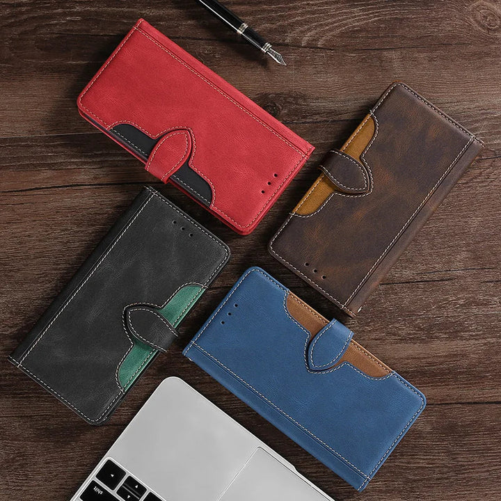 Lisslune | Wallet Magnetic Flip Leather Case for iPhone