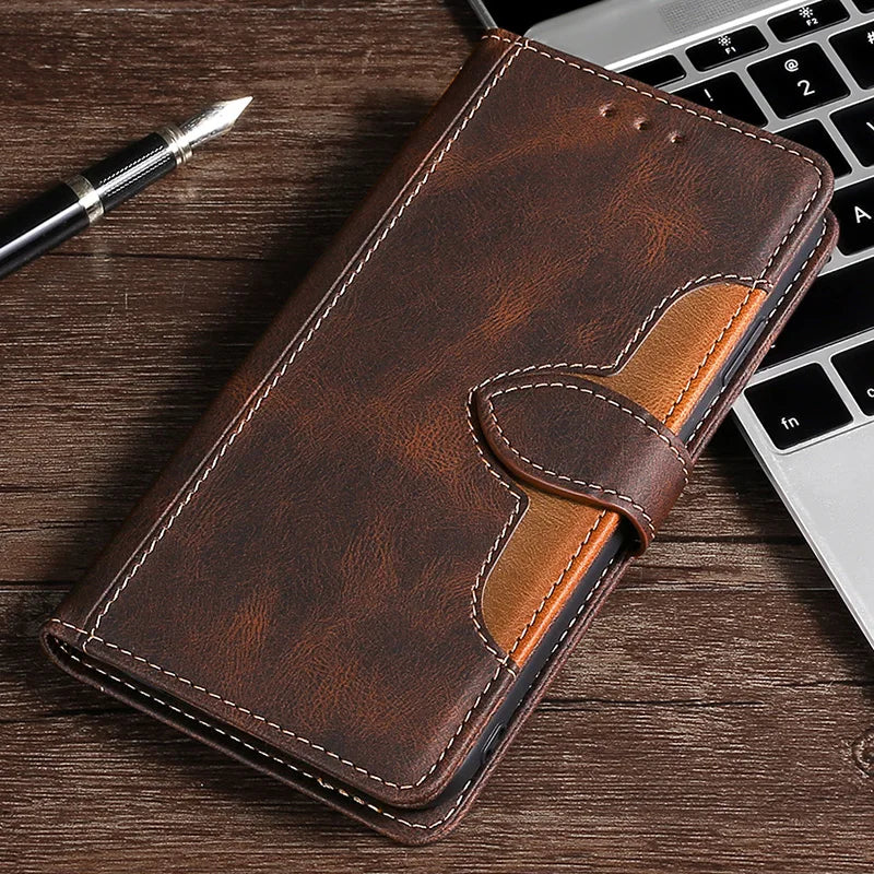 Lisslune | Wallet Magnetic Flip Leather Case for iPhone