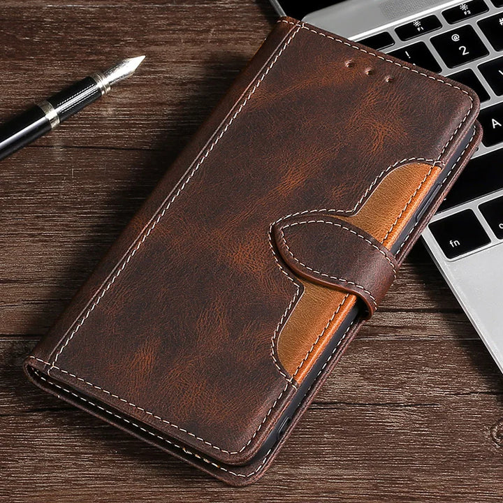 Lisslune | Wallet Magnetic Flip Leather Case for iPhone