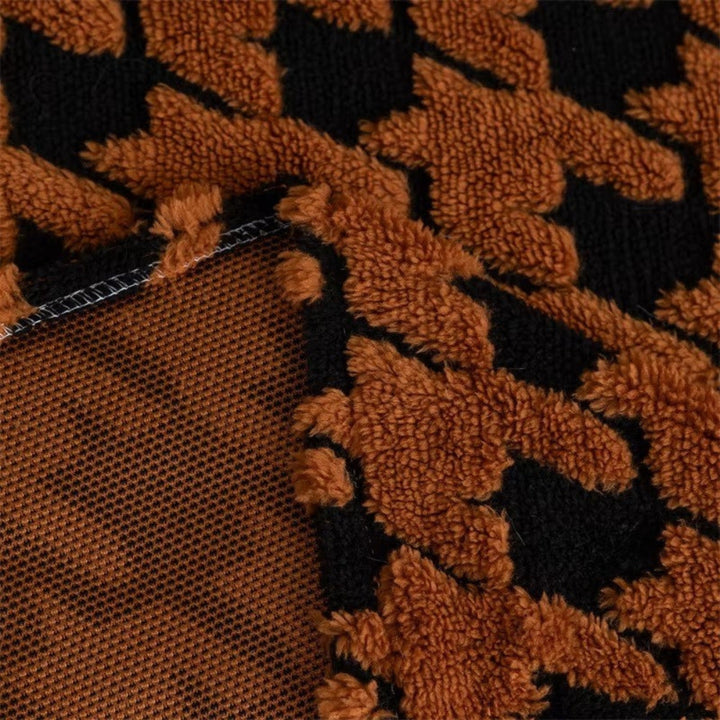 Lisslune | Cavalli Houndstooth Plush Sofa Cover