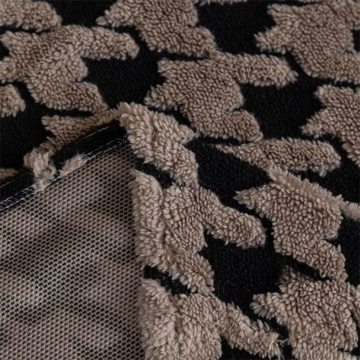 Lisslune | Cavalli Houndstooth Plush Sofa Cover