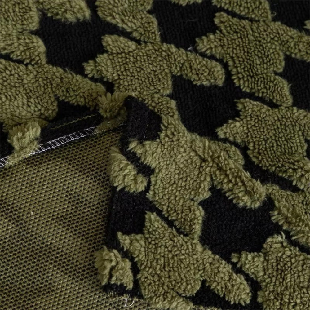 Lisslune | Cavalli Houndstooth Plush Sofa Cover