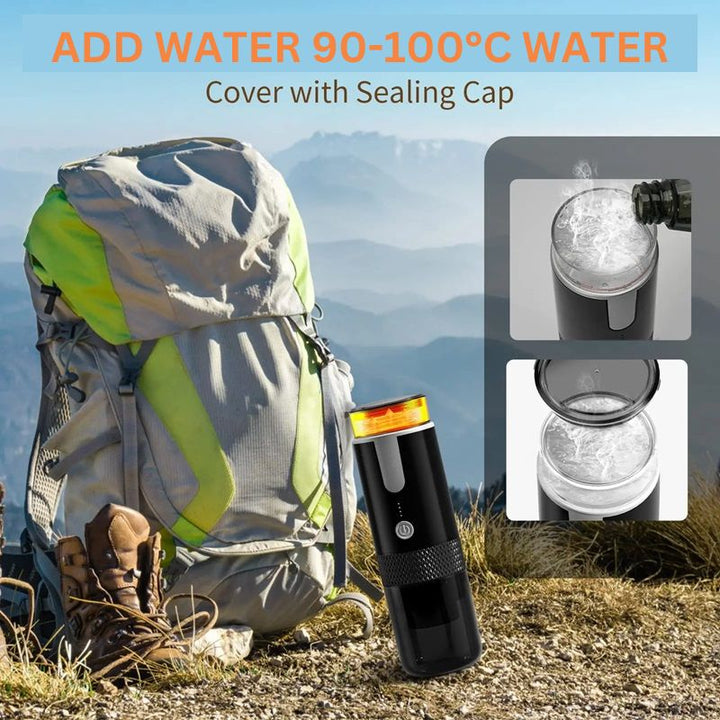Lisslune | 2 in 1 Portable Coffee Maker