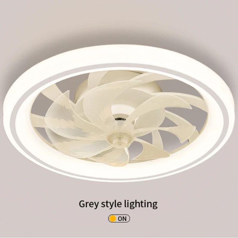 Lisslune | Smart Bedroom Ceiling Fan with LED Lights