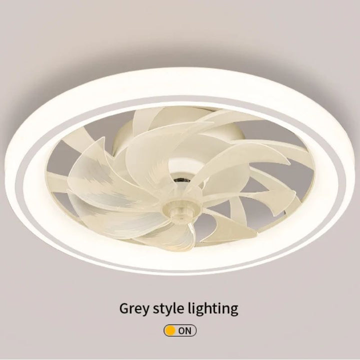 Lisslune | Smart Bedroom Ceiling Fan with LED Lights