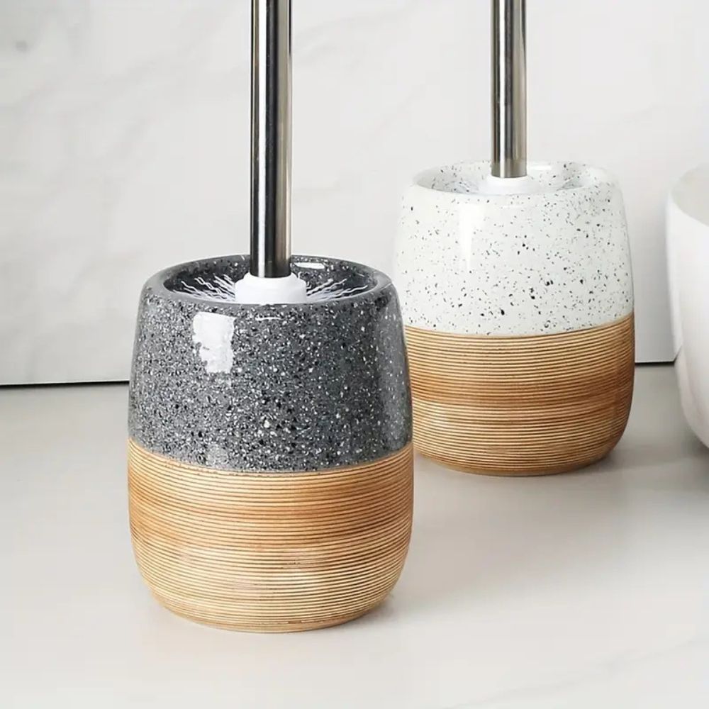 Lisslune | Elegant Bathroom Toilet Brush & Holder Set