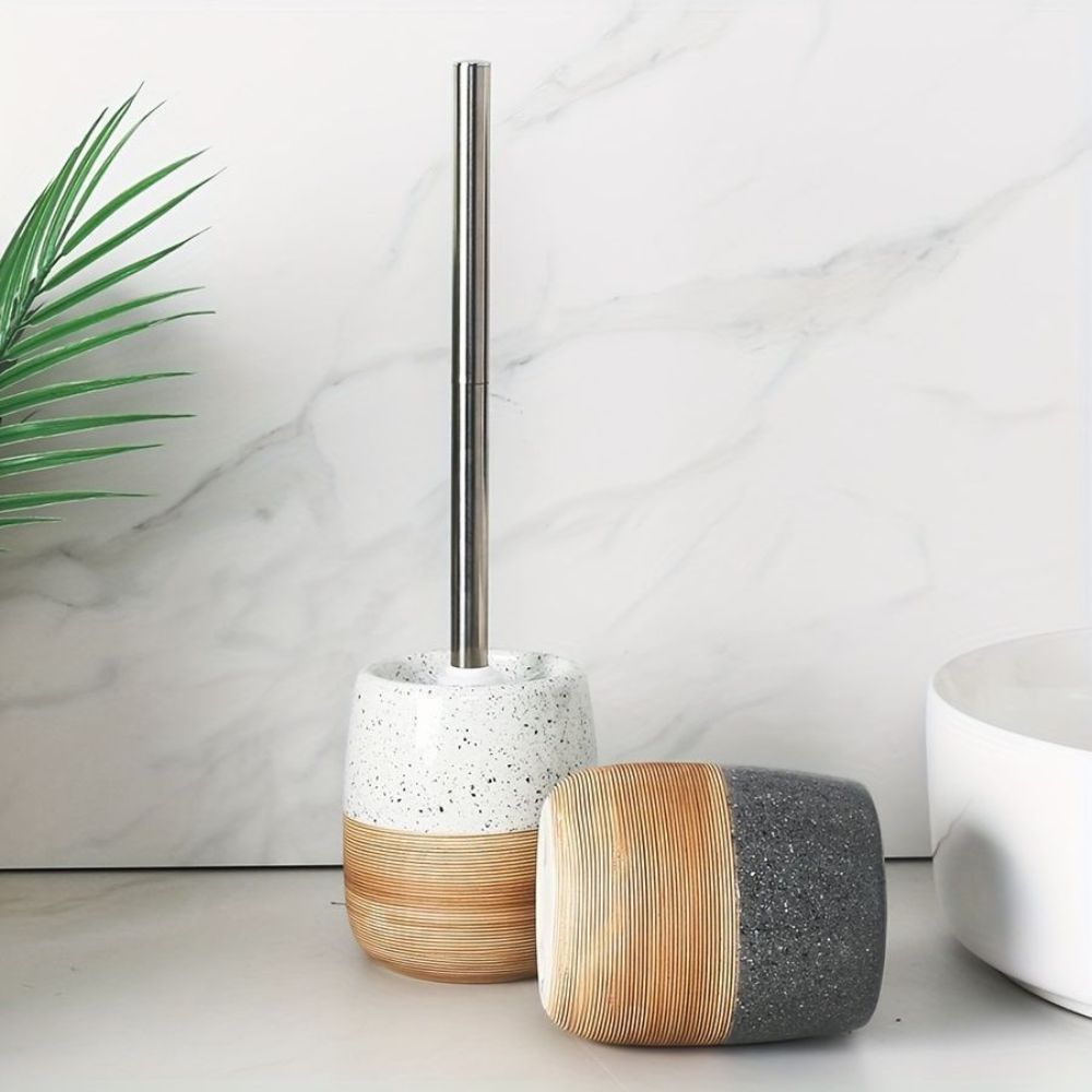 Lisslune | Elegant Bathroom Toilet Brush & Holder Set