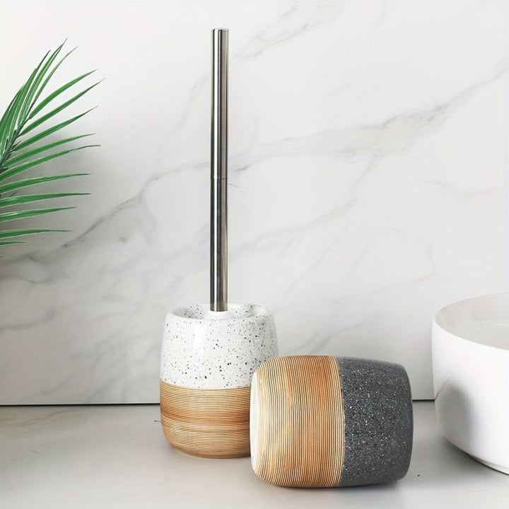 Lisslune | Elegant Bathroom Toilet Brush & Holder Set