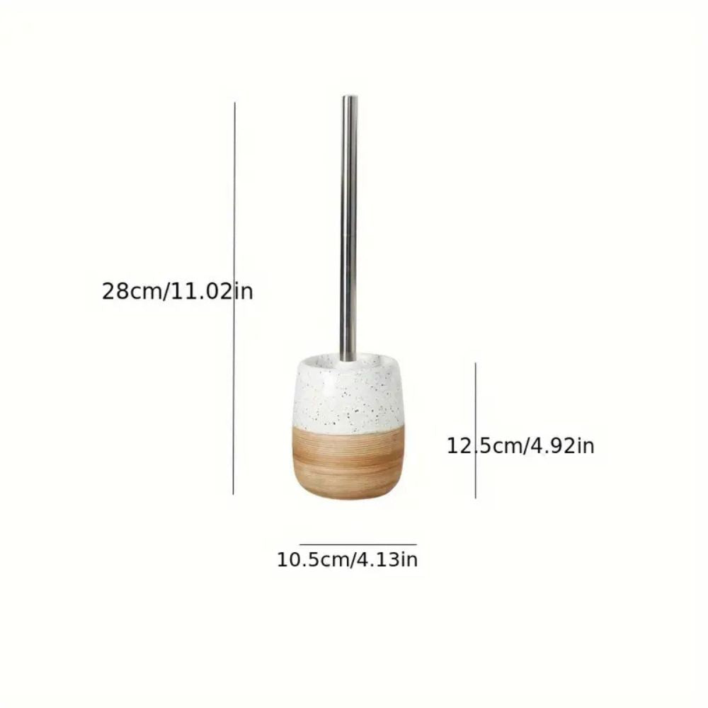 Lisslune | Elegant Bathroom Toilet Brush & Holder Set