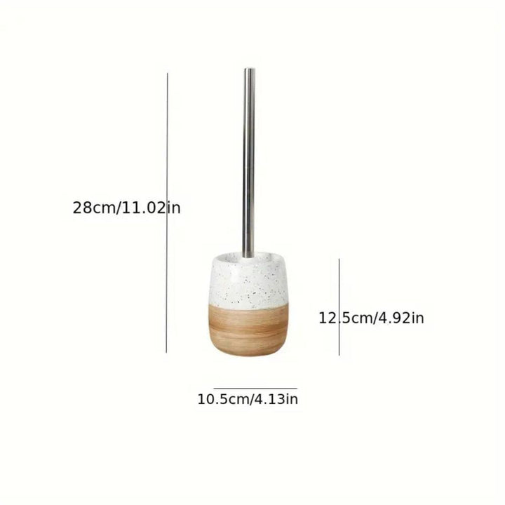 Lisslune | Elegant Bathroom Toilet Brush & Holder Set