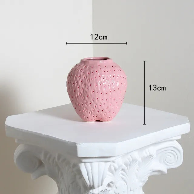 Lisslune | WhimsyBerry - Ceramic vase Strawberry