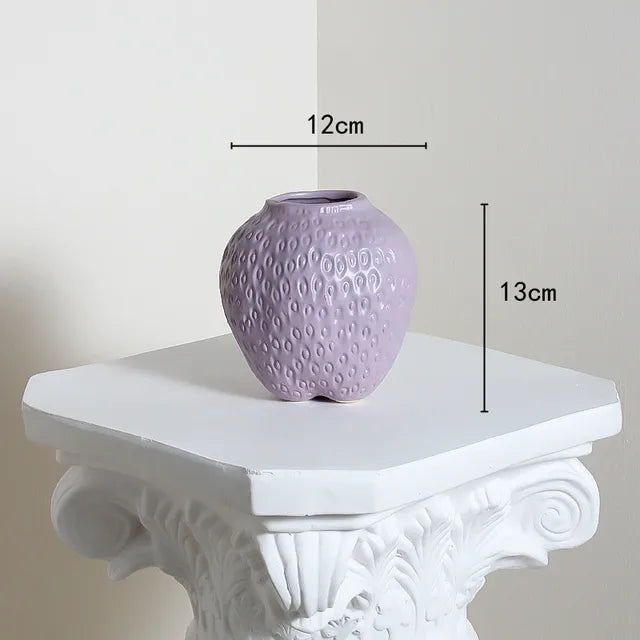 Lisslune | WhimsyBerry - Ceramic vase Strawberry