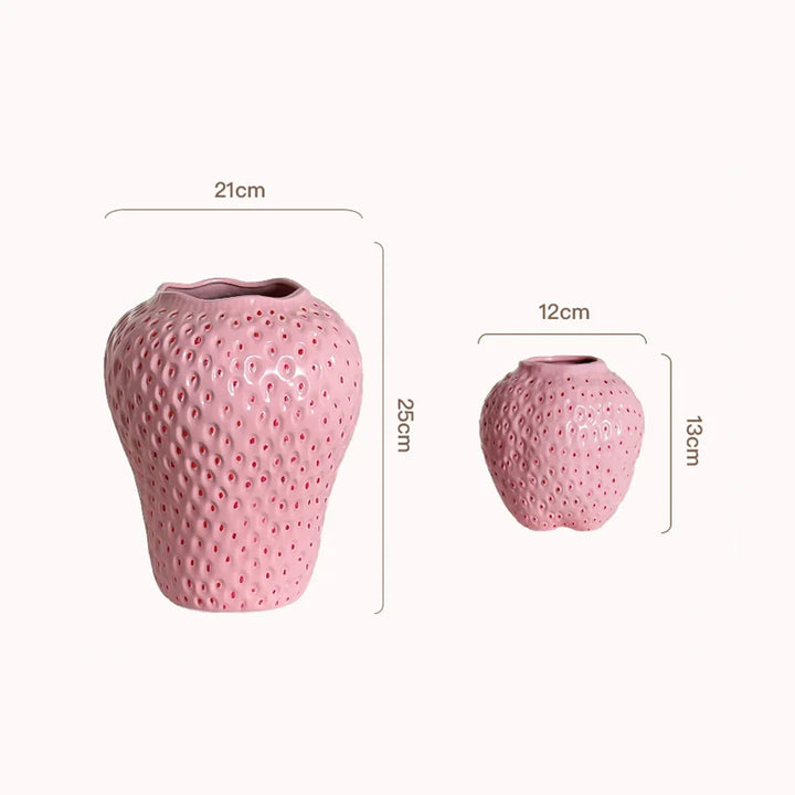 Lisslune | WhimsyBerry - Ceramic vase Strawberry