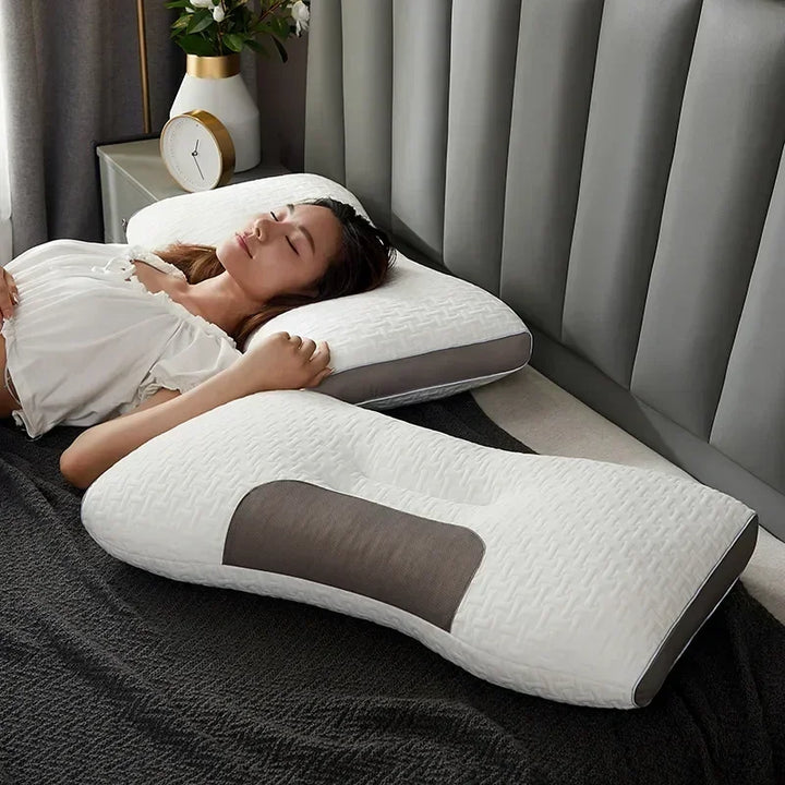Lisslune | SoyaComfort Ergonomic Pillow – Orthopedic Neck and Shoulder Pillow with Massage Function