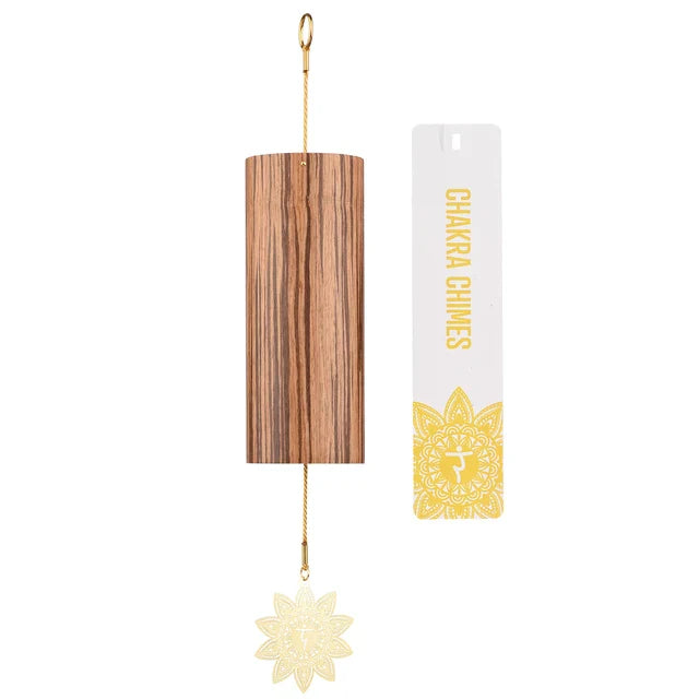 Lisslune | Chakra Chimes | Bamboo Wind Chime for Meditation and Relaxation | Harmonious Wind Chime for Outdoors