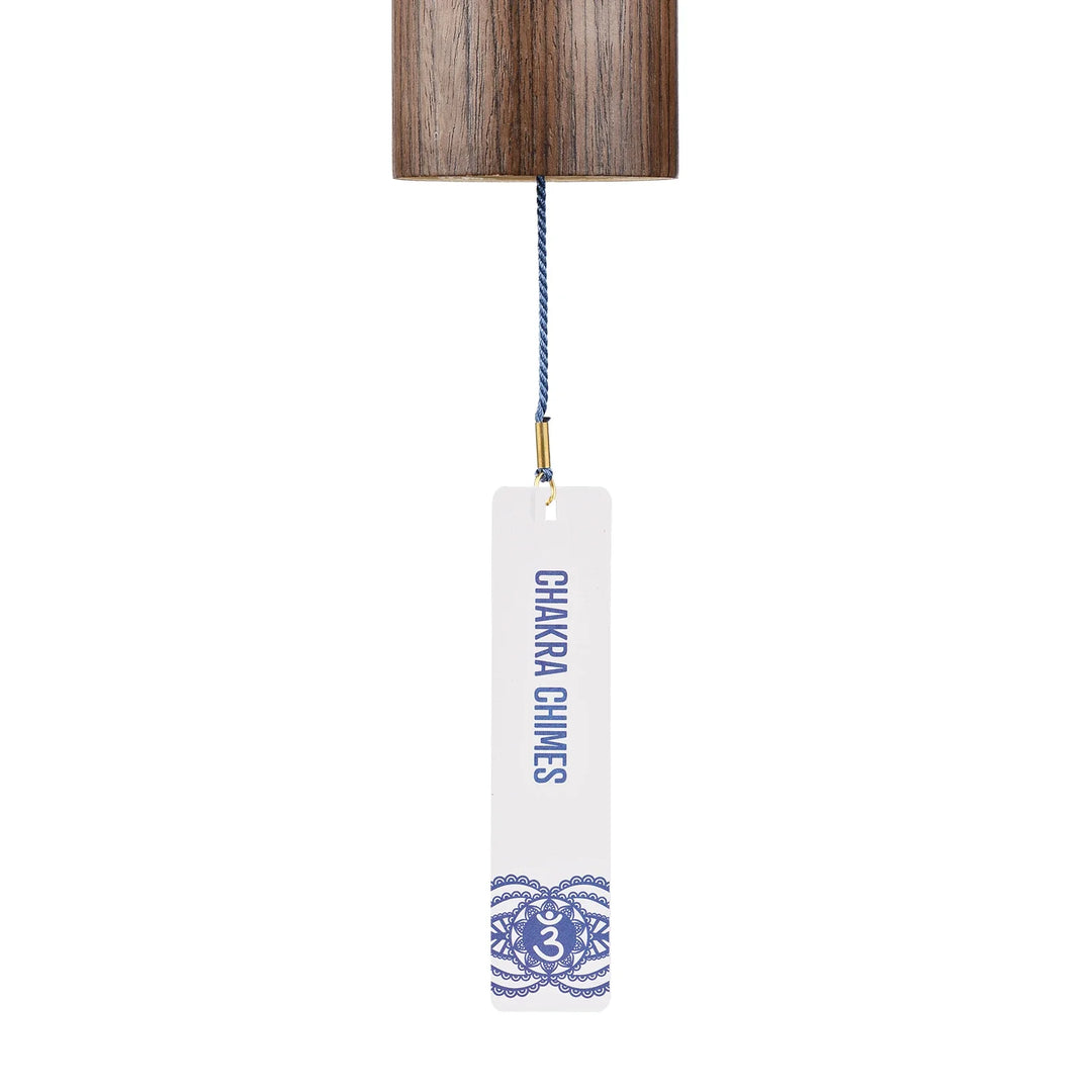 Lisslune | Chakra Chimes | Bamboo Wind Chime for Meditation and Relaxation | Harmonious Wind Chime for Outdoors