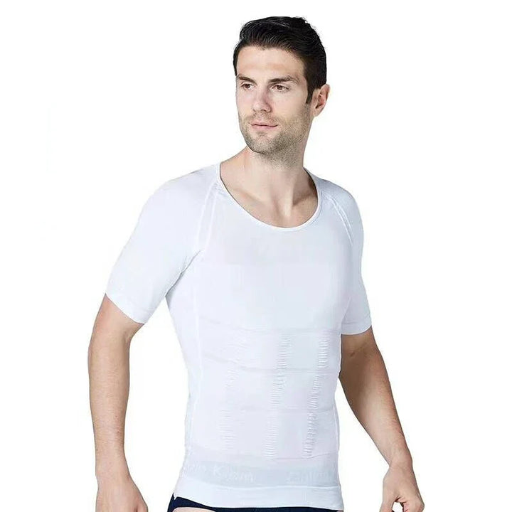 Lisslune | Men's Slimming Vest for Ideal Shape, Posture Correction, Belly Control, Compression Shirt for Weight Reduction and Underwear