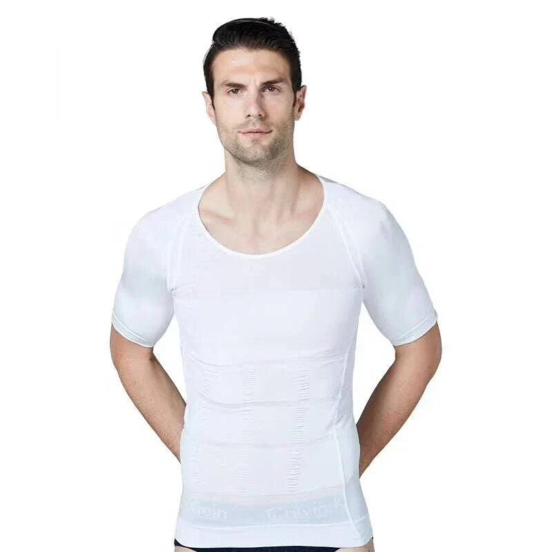 Lisslune | Men's Slimming Vest for Ideal Shape, Posture Correction, Belly Control, Compression Shirt for Weight Reduction and Underwear