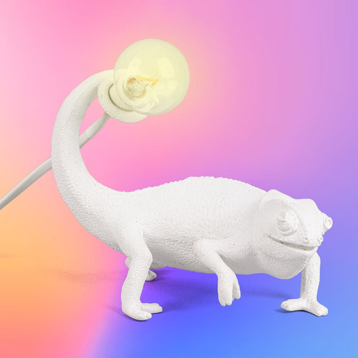 Lisslune | CamouGlow – Resin Table Lamp with Charming Chameleon Detail