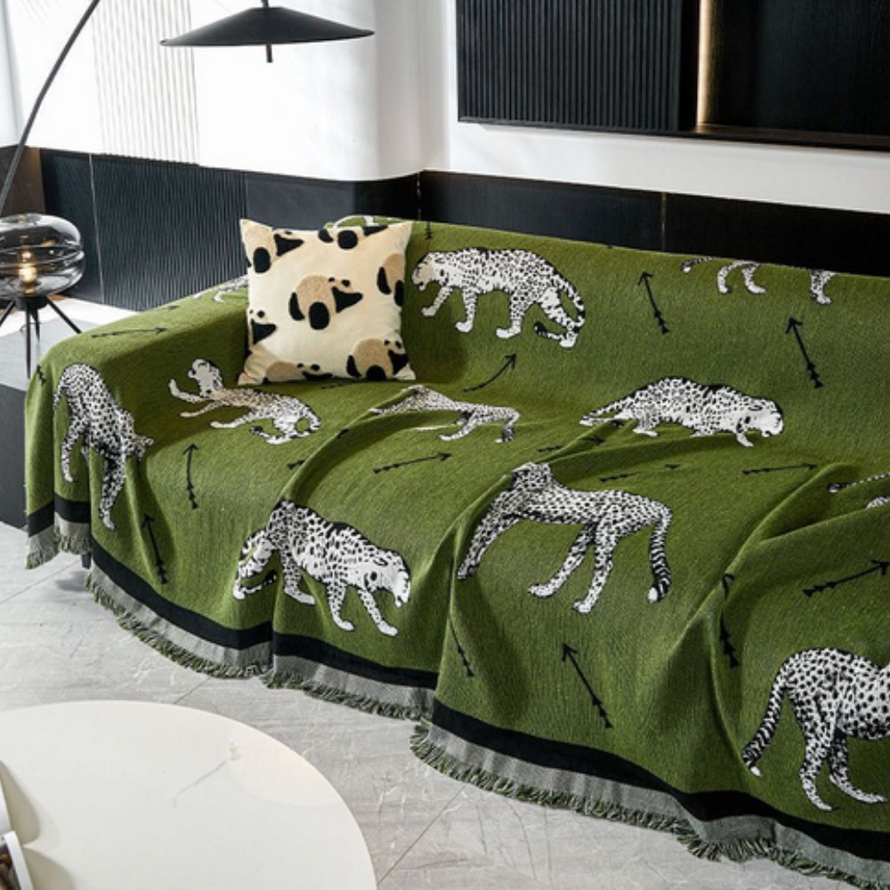 Lisslune | Chantesse Panda Leopard Print Sofa Cover