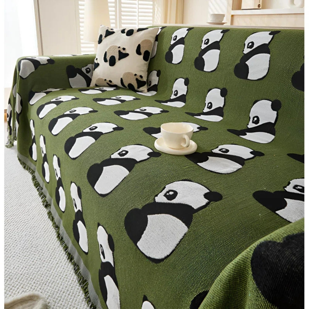 Lisslune | Chantesse Panda Leopard Print Sofa Cover