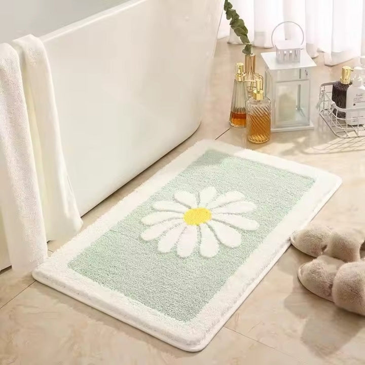 Lisslune | Charming Daisy Bloom Bath Mat