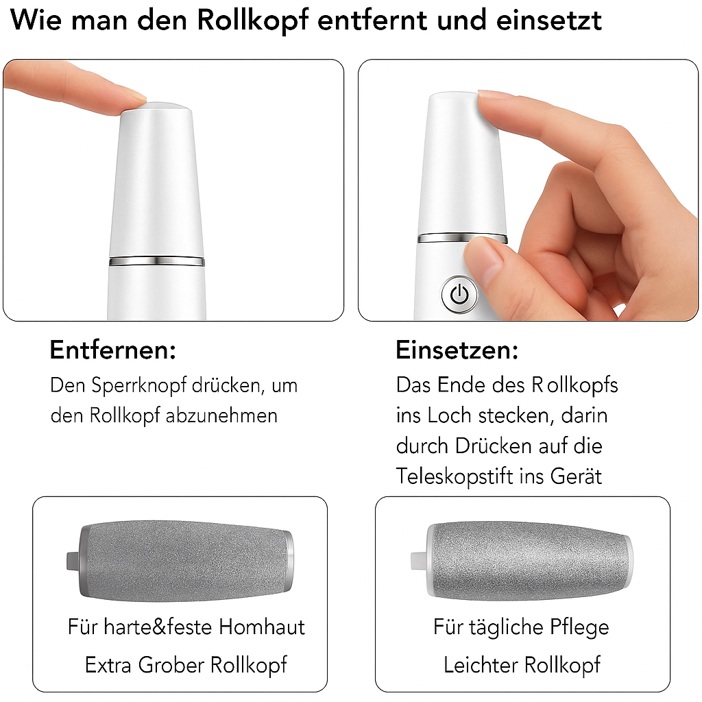Lisslune | Electric Callus Remover for the Feet